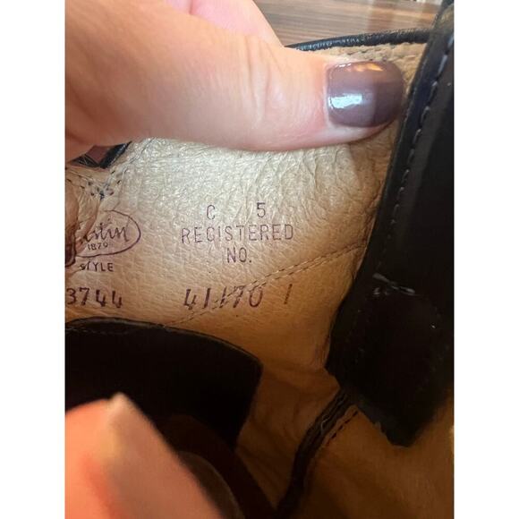 Vintage Justin Cowboy Boots, Women's Size 4.5, Blue Leather, L3744, Cowgirl - Picture 6 of 12